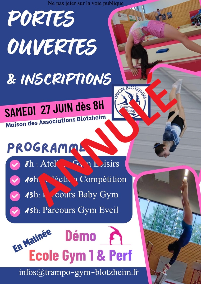 Porte ouverte / inscription 2026-2027